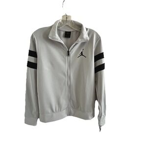 Youth Boys Large Jordan Jumpman Nike Boys Light‎ Gray Jacket. NWT